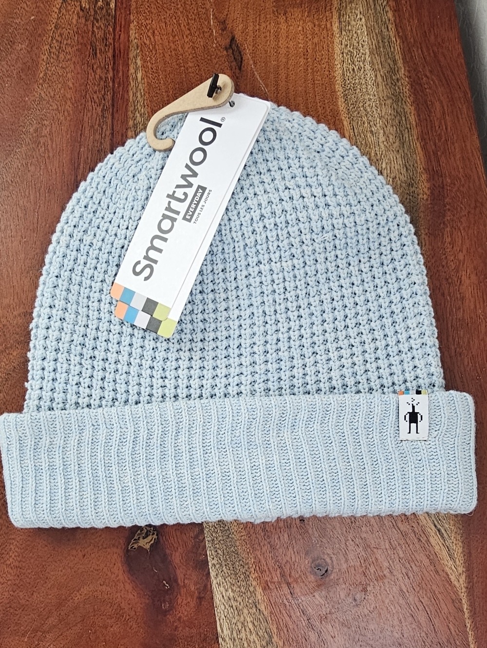 Smartwool 30% Merino Wool Blend Knit Neck Warmer Blue Cozy Winter Outdoor NWT